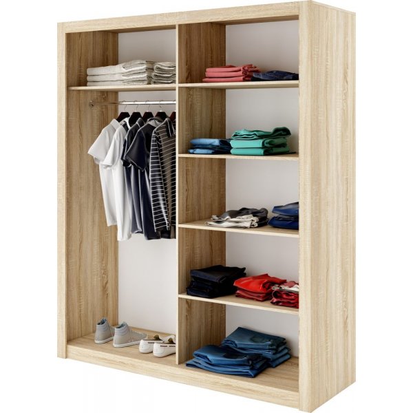 Einar garderobe - Sonoma eik Einar garderobe - Sonoma eik