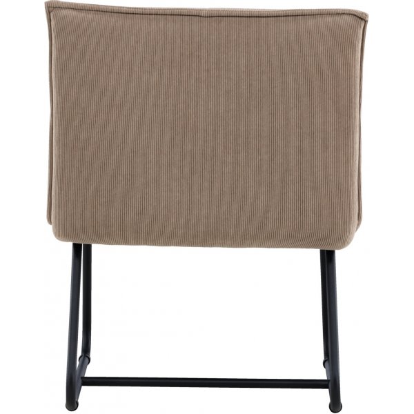 Madison lenestol - Brun kordfløyel/sort Madison lenestol - Brun kordfløyel/sort