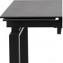 Huddersfield spisebord 120-200 cm - Sort