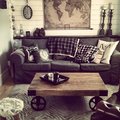 Kundebilde Buffalo sofabord med hjul - Vintage
