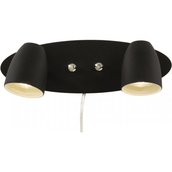 Vegglampe Sandnes - Svart