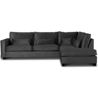 Adore Loungesofa XL åpen anslutning høyre - Sølvgrå (fløyel) Adore Loungesofa XL åpen anslutning høyre - Sølvgrå (fløyel)