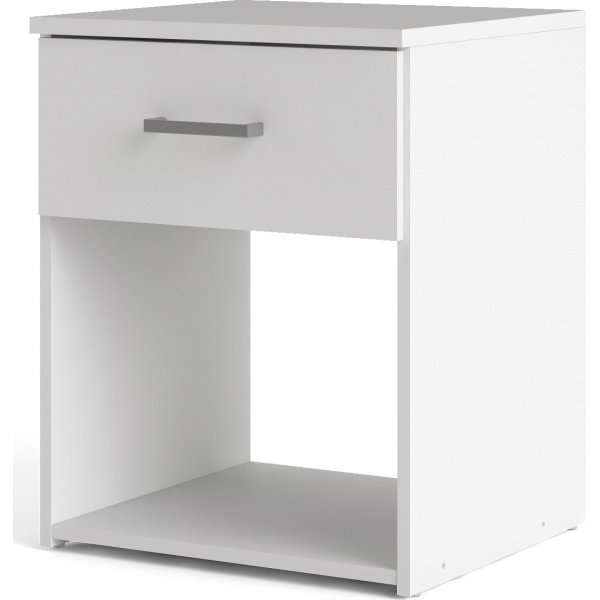 Space nattbord - Hvit