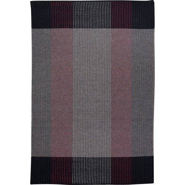 Kelimteppe Harris - Kokos - Svart-Rosa-XX cm