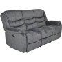 Winfield 3-seters elektrisk hvilesofa - mrkegr