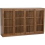 Level sideboard med drer i ribber B140 cm - Eik