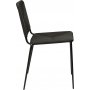 Stiletto spisestol - Svart