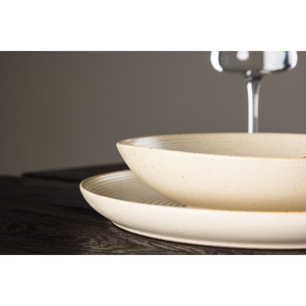 Aktiv skål Ø22 cm - Beige/Sort Aktiv skål Ø22 cm - Beige/Sort