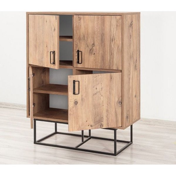 Quantum Solo skap - Furu/svart Quantum Solo skap - Furu/svart