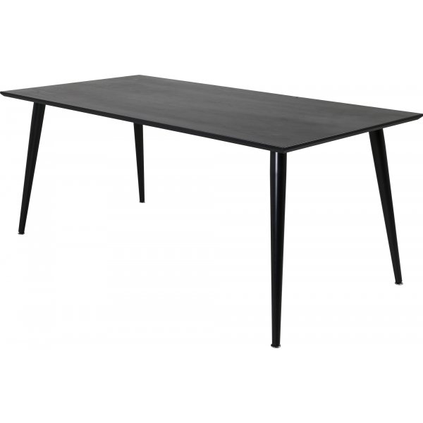 Dip spisebord 180 x 90 cm - Sort Dip spisebord 180 x 90 cm - Sort