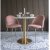 Bolzano spisebord - Marmor imitasjon / messing - 70 + Flekkfjerner for mbler