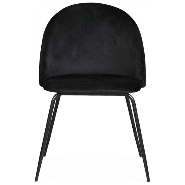 Plaza velvet stol - Svart Plaza velvet stol - Svart