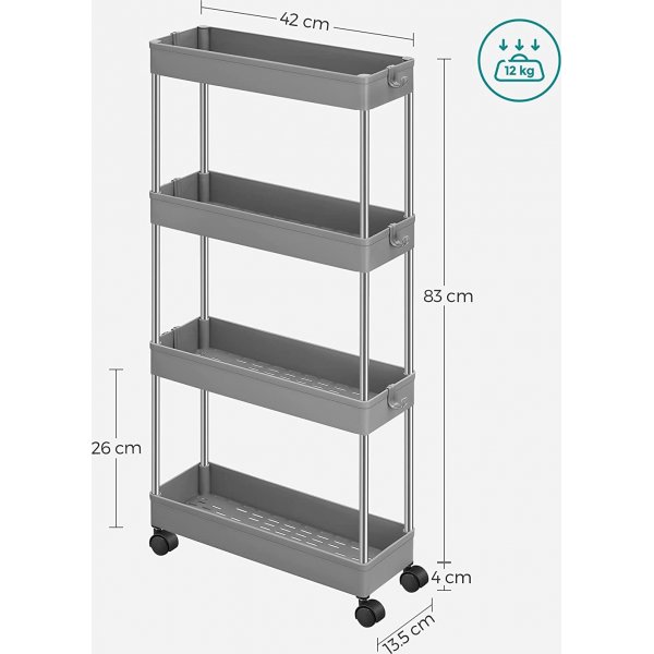 Criollo kjøkkenhylle 83 cm - Grå Criollo kjøkkenhylle 83 cm - Grå