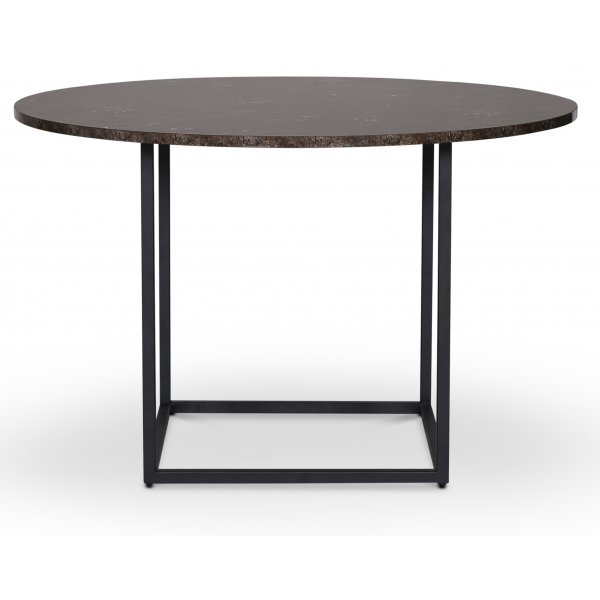 Sintorp rundt spisebord Ø115 cm - Brun marmor (laminat) Sintorp rundt spisebord Ø115 cm - Brun marmor (laminat)