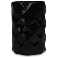 Vase Romb H22 cm - Svart Vase Romb H22 cm - Svart