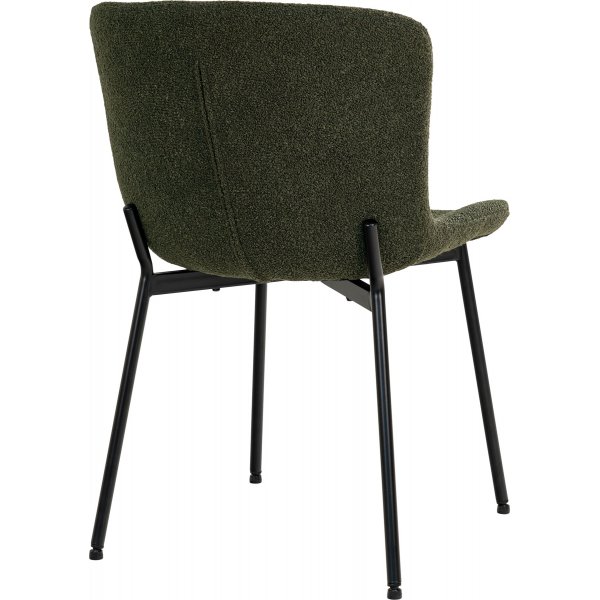 Maceda spisestol Mrkegrnn boucle