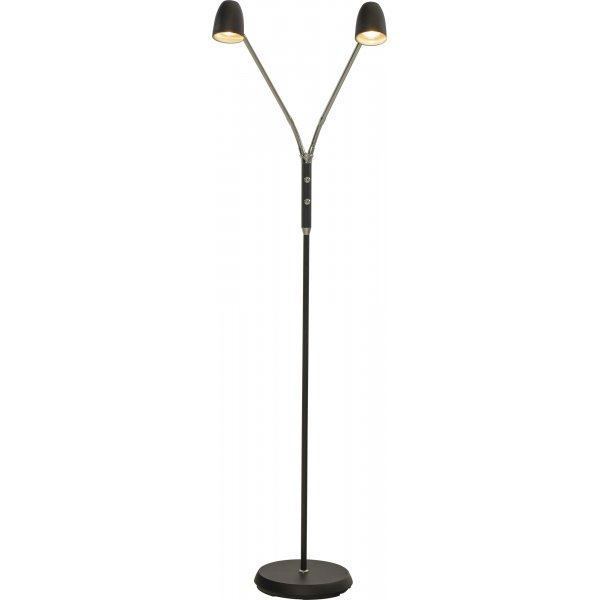 Sandnes gulvlampe - Sort/Krom