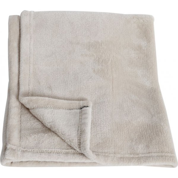 Fleecepledd 80 x 100 cm - Beige