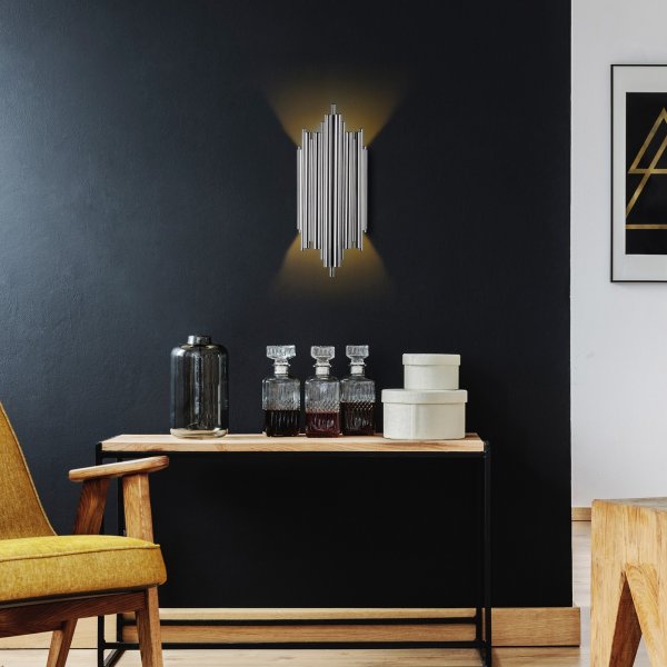 Reis vegglampe 13342 - Krom