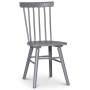 Edge spisegruppe; Spisebord i hvit HPL 240x90 cm med 8 gr Orust stokkstoler