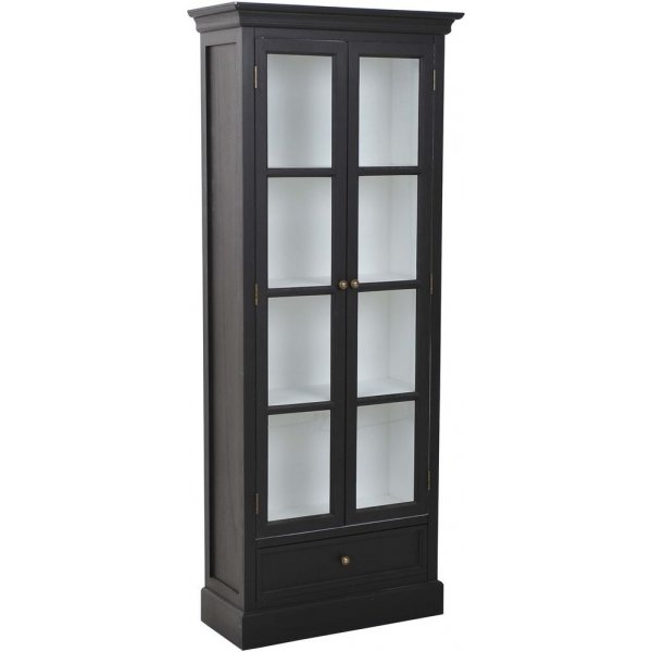 Holmby vitrineskap - Sort/hvit Holmby vitrineskap - Sort/hvit