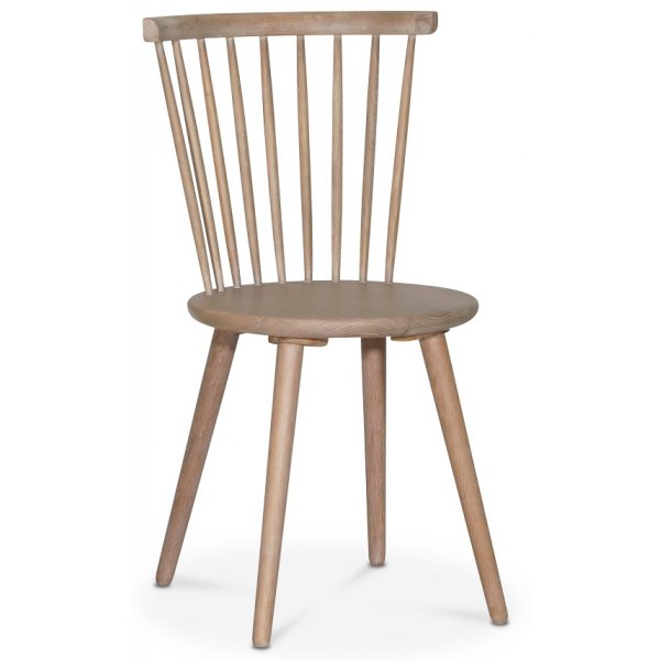 Cleo spisegruppe, rundt bord 110 cm, inkludert 4 stk. hvitoljede Castor pinnestoler - Whitewash/eikefiner Cleo spisegruppe, rundt bord 110 cm, inkludert 4 stk. hvitoljede Castor pinnestoler - Whitewash/eikefiner