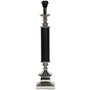 Zero lampefot H55 cm - Svart / Krom