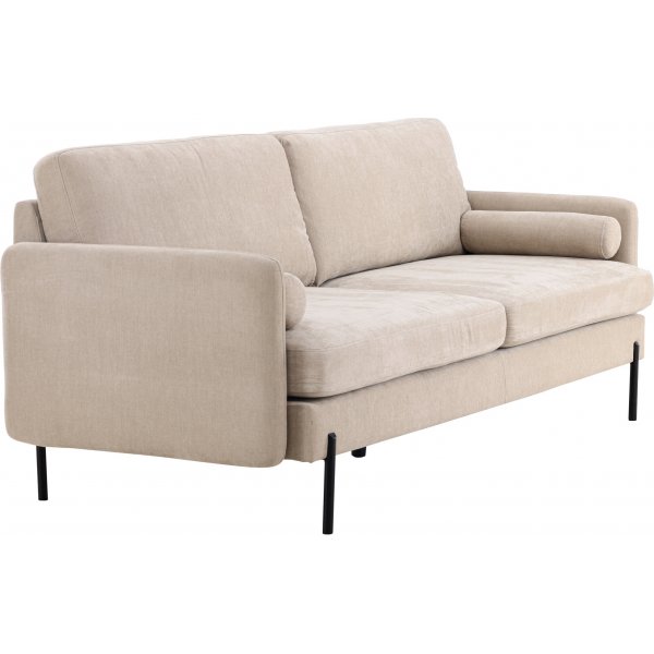 Antibes 2-seters sofa - Beige/Sort Antibes 2-seters sofa - Beige/Sort
