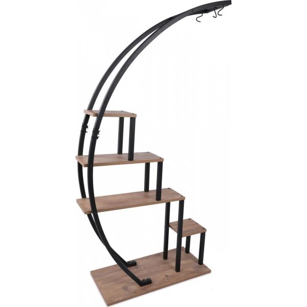 Garden plantehylle - Furu/svart Garden plantehylle - Furu/svart