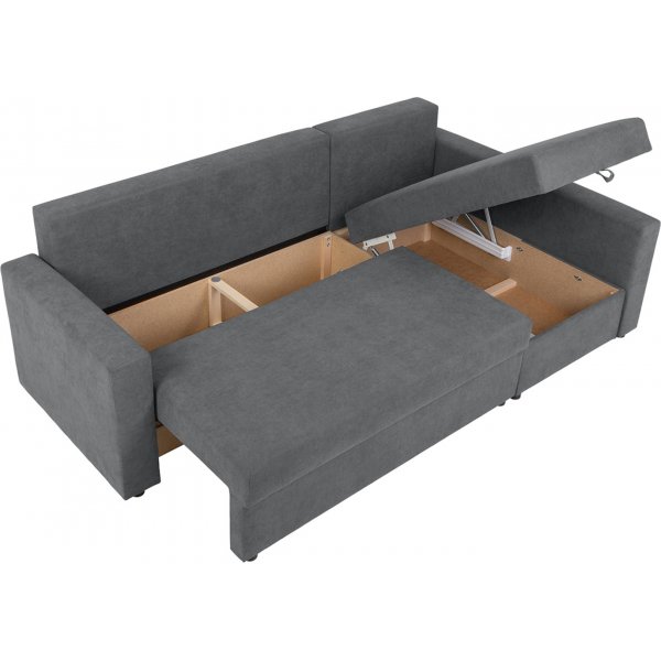 Zemek sovesofa - Grå Zemek sovesofa - Grå