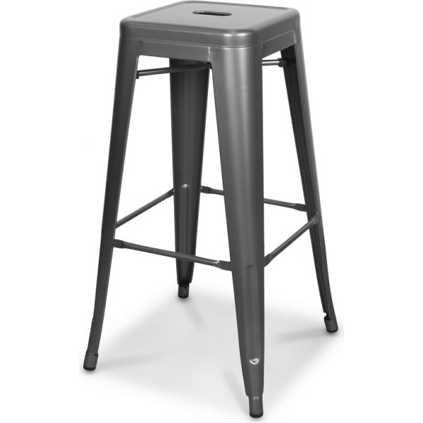 Barstol Industry - B�rstet st�l + M�belf�tter