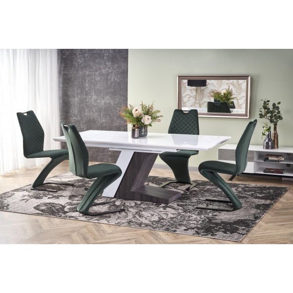 Creed uttrekkbart spisebord 90x160-200 cm - Hvit Creed uttrekkbart spisebord 90x160-200 cm - Hvit
