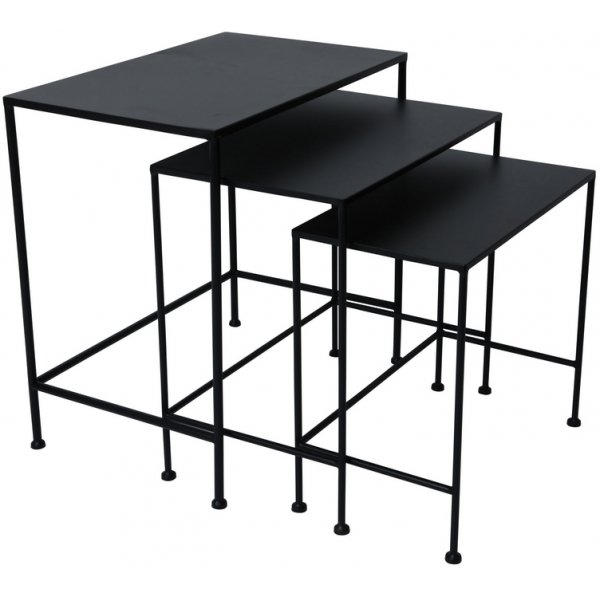 Cartier settbord - Svart metall