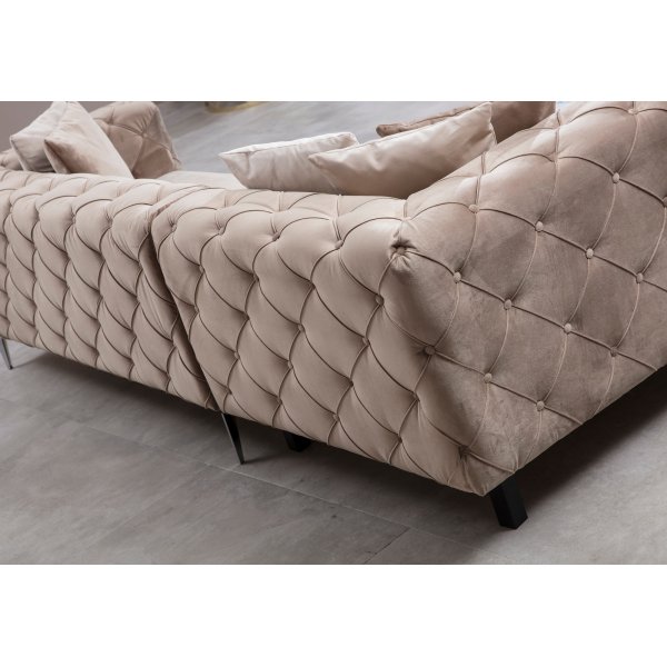 Como hj�rnesofa - Beige