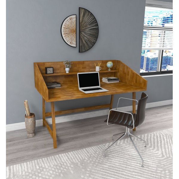 Meja skrivebord - Eik Meja skrivebord - Eik