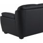 Palermo 2-seters sofa - Svart ko-skinn