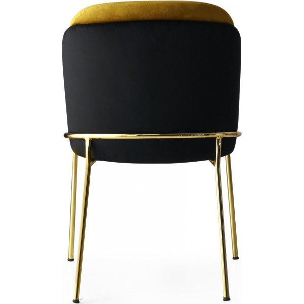 Doris stol - Svart/gul Doris stol - Svart/gul