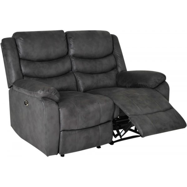 Lorena 2-seter reclinersofa el - Gr�