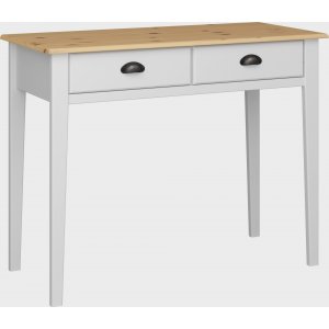 Nola skrivebord 95 x 45 cm - Hvit/beige