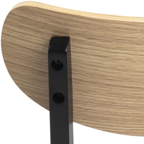 Roxby Spisestol - Eik/svart