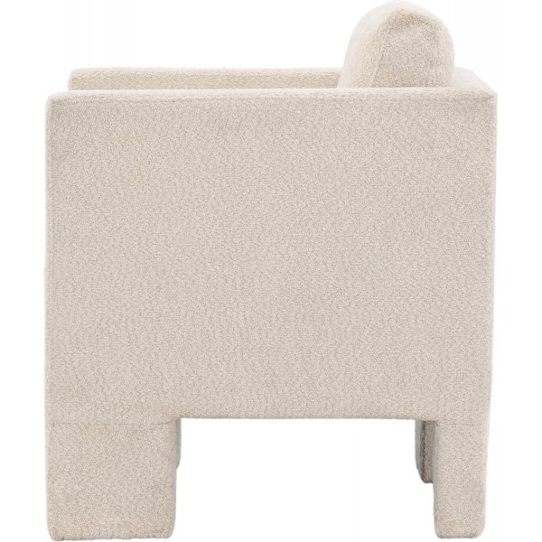 Ragusa lenestol - Hvit bouclé Ragusa lenestol - Hvit bouclé