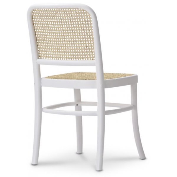 Omni spisegruppe, rundt spisebord �130 cm inkludert 4 stk. hvite Tyko stoler - Whitewash