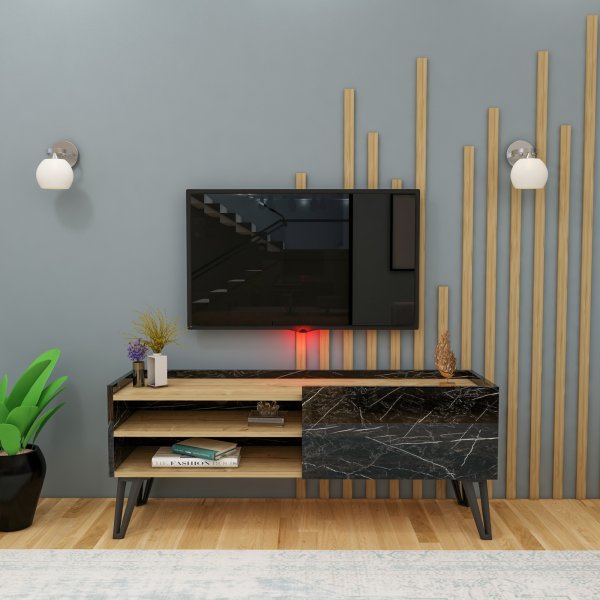 Martin mediebenk - Eik Martin mediebenk - Eik