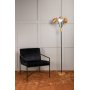 Semafor gulvlampe - Svart/messing