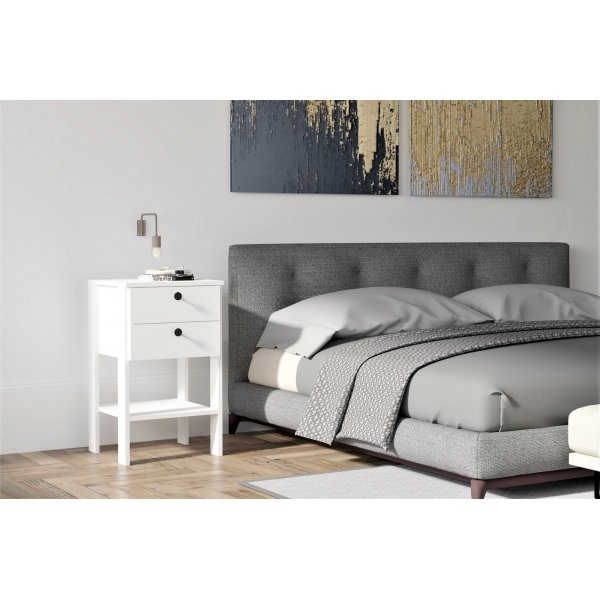 Runa nattbord - Hvit Runa nattbord - Hvit