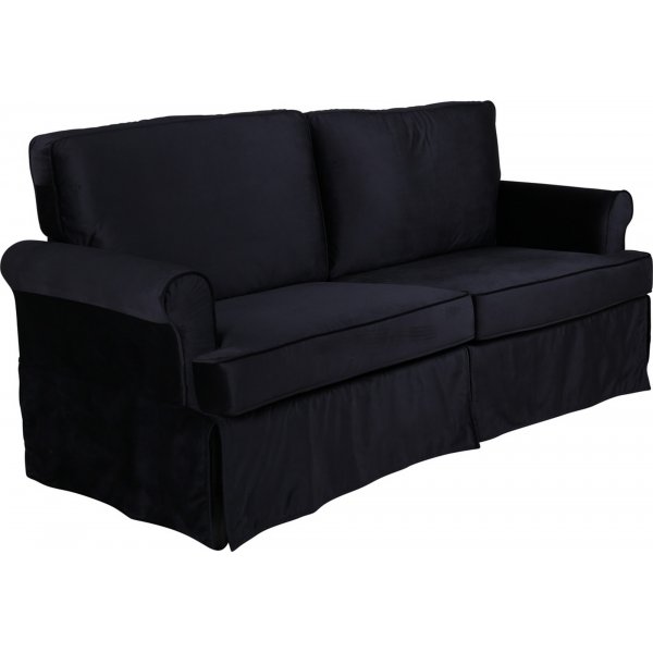 Tyger 2-seters sofa - Svart