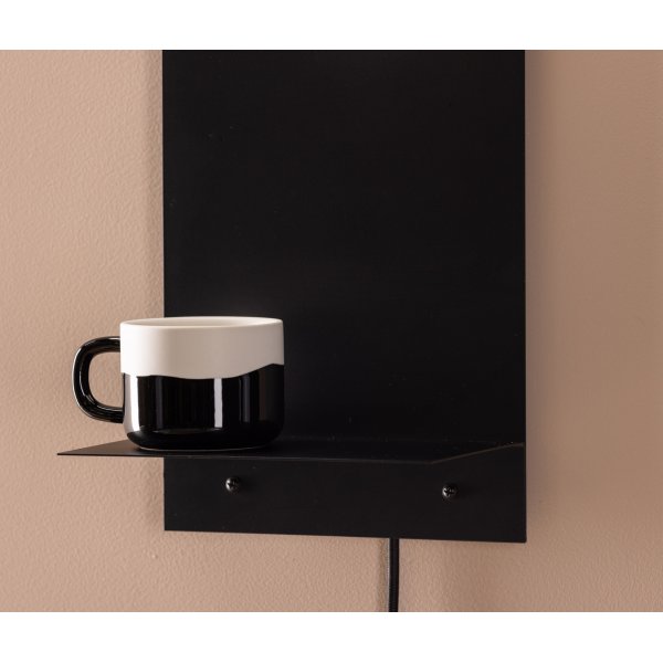 Troyes vegglampe - Sort/hvit Troyes vegglampe - Sort/hvit