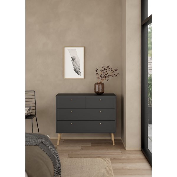 Bodo Kommode 2 + 2 - Matt gr�