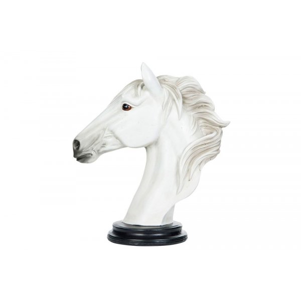 Stående dekorasjon Hesthode - Hvit Stående dekorasjon Hesthode - Hvit