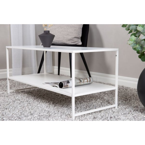 Trne salongbord - Hvit